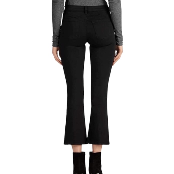 NWT J BRAND Selena bootcut skinny crop black corduroy size 25 new with tags - Picture 2 of 8